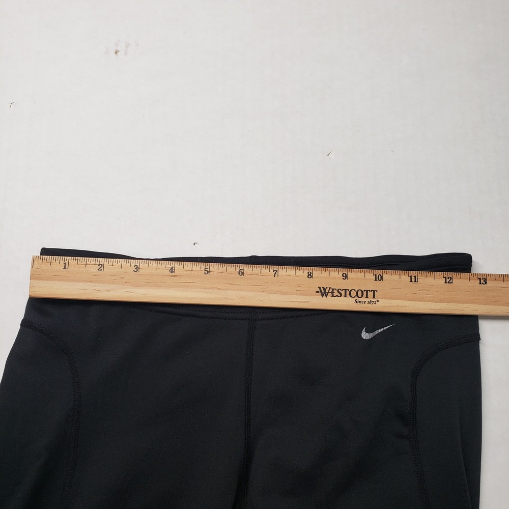 Nike Tech Running Leggings Womens XS Black Reflective Ankle Zip Workout Athletic - Picture 4 of 16